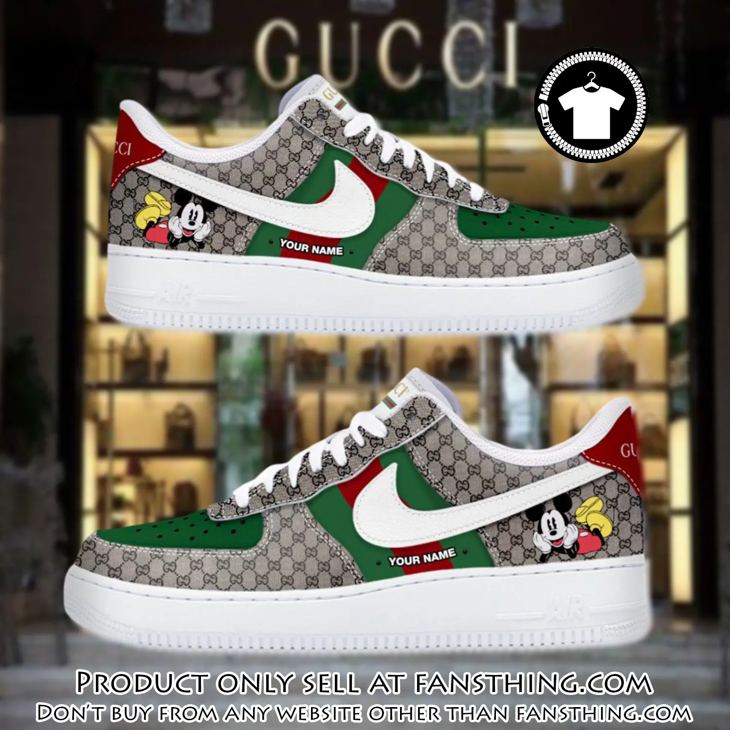Gucci mickey luxury air force 1 sneakers limited af1 shoes oaf1024 fst4521176